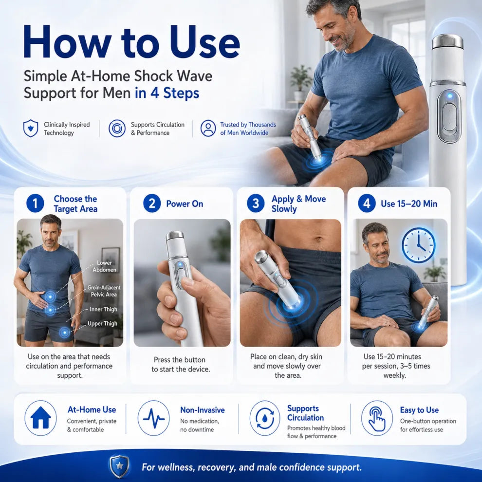 🔥Advanced Acoustic Therapy Designed for Men’s Active Lifestyle & Wellness