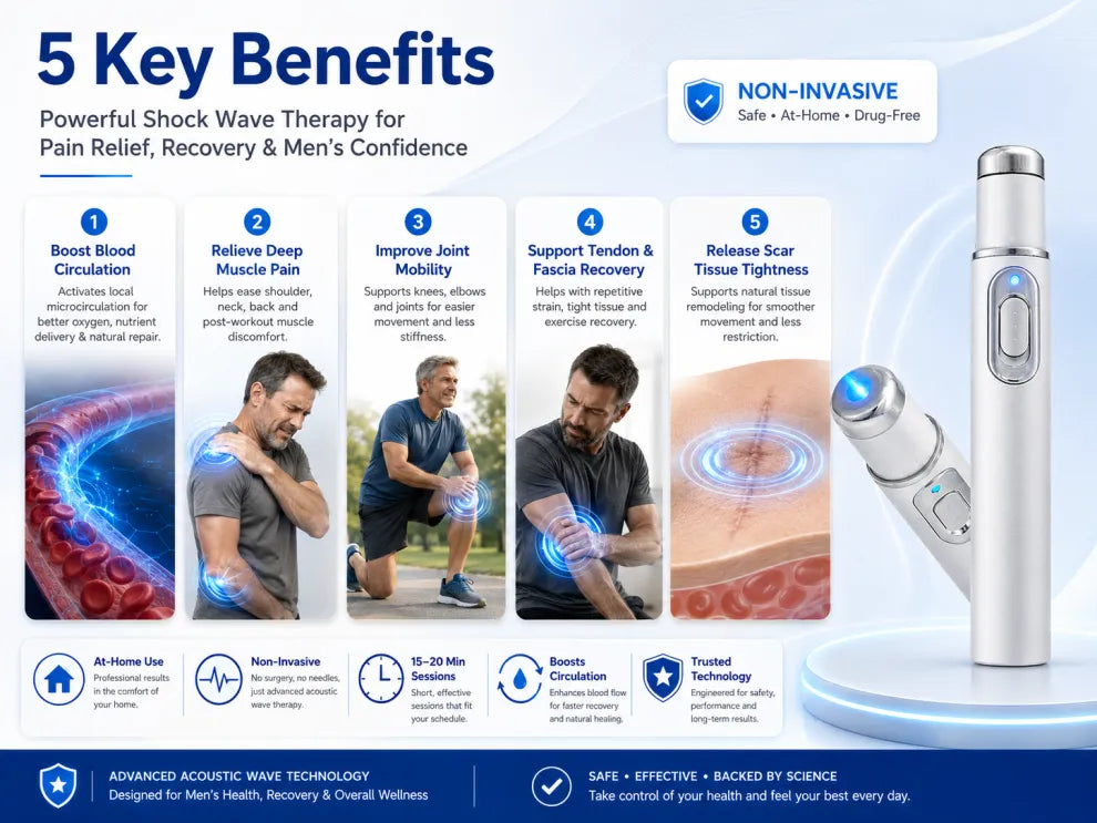 🔥Advanced Acoustic Therapy Designed for Men’s Active Lifestyle & Wellness