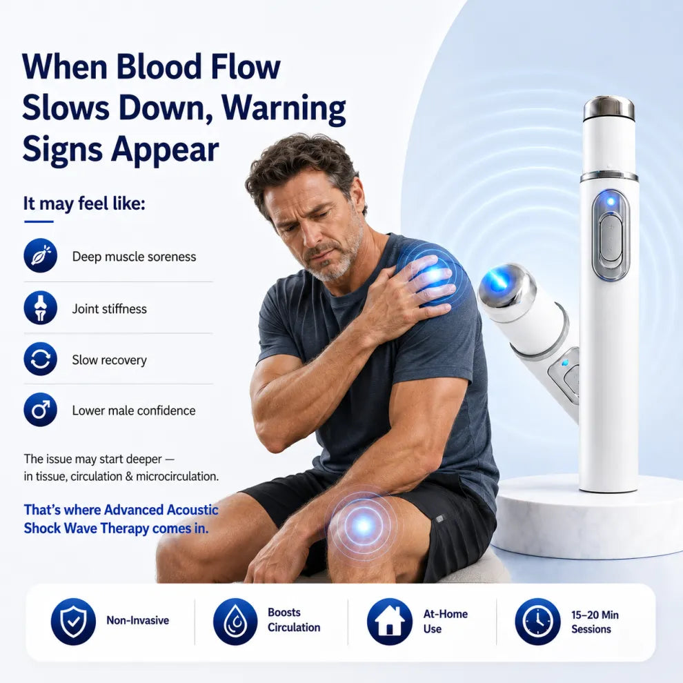 🔥Advanced Acoustic Therapy Designed for Men’s Active Lifestyle & Wellness