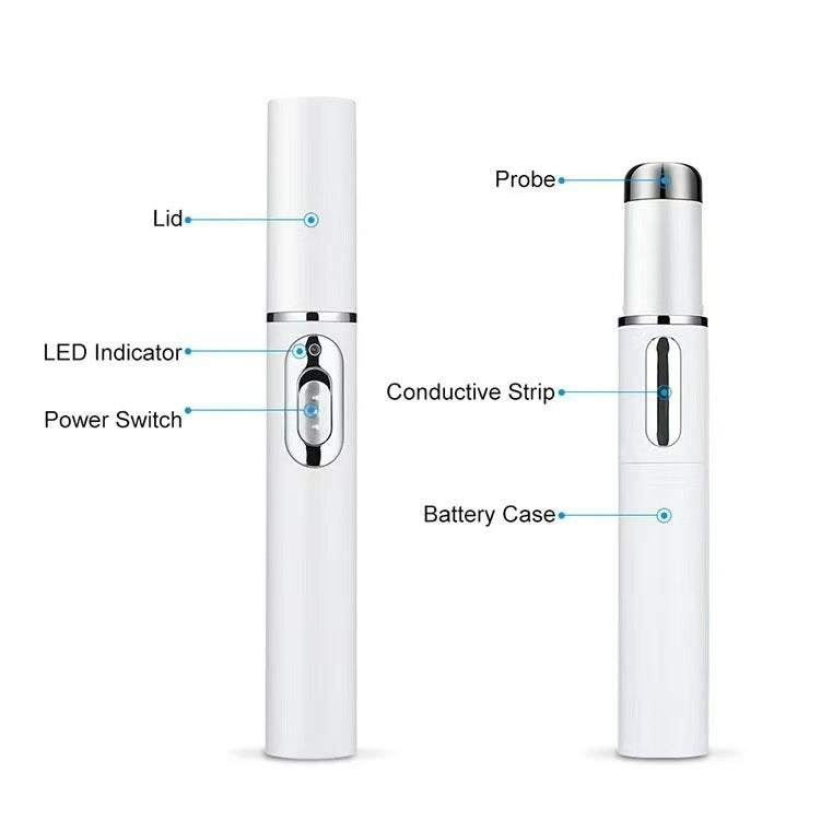 Cross-Border Kd-7910 Blue Light Massage Pen Eye Massager Eye Massage Stick Eye Beauty Instrument Upgraded Heating Instrument