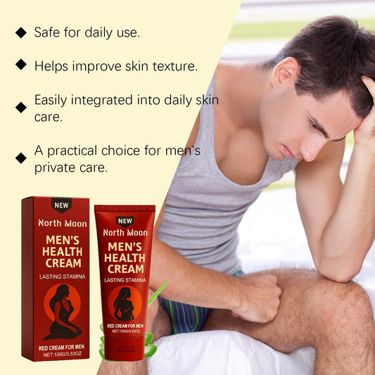 Men'S Care Cream Daily Care And Nourishing Men'S Skin Gentle Formula Massage Care Cream