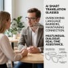 All-weather on-body AI assistant, real-time multilingual simultaneous translation, seamless cross-border communication, all-round AI recognition for everything, on-body professional recorder, hands-free calls, music playback